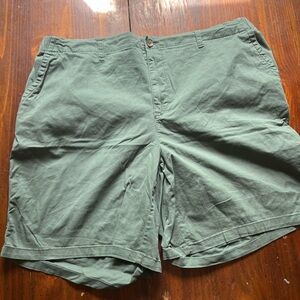 Old Navy Olive Green Flat Front Shorts